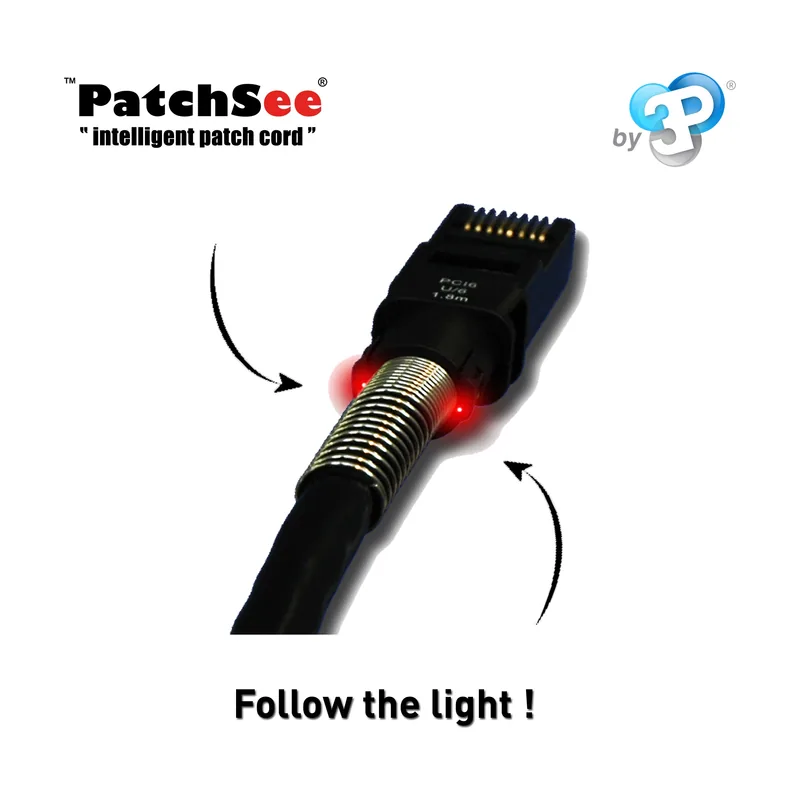 Patchsee PK-PCI6-F-16 cable de red Negro 4,9 m Cat6a U/FTP STP