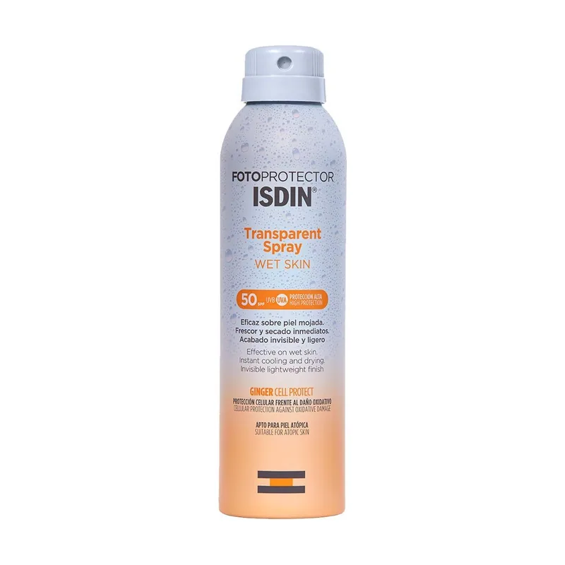 ISDIN Fotoprotector Transparent Spray Wet Skin Spf50 250 Ml