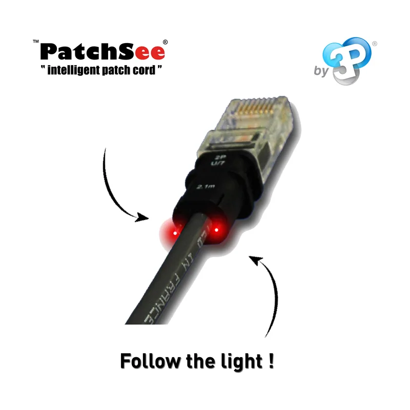 Patchsee Dexlan 0.9m Cat6a RJ-45 cable de red Negro 0,9 m U/UTP UTP