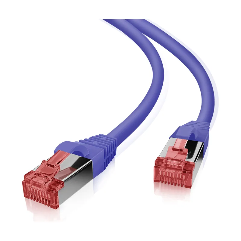 Helos 191040 cable de red Púrpura 10 m Cat6 S/FTP S-STP