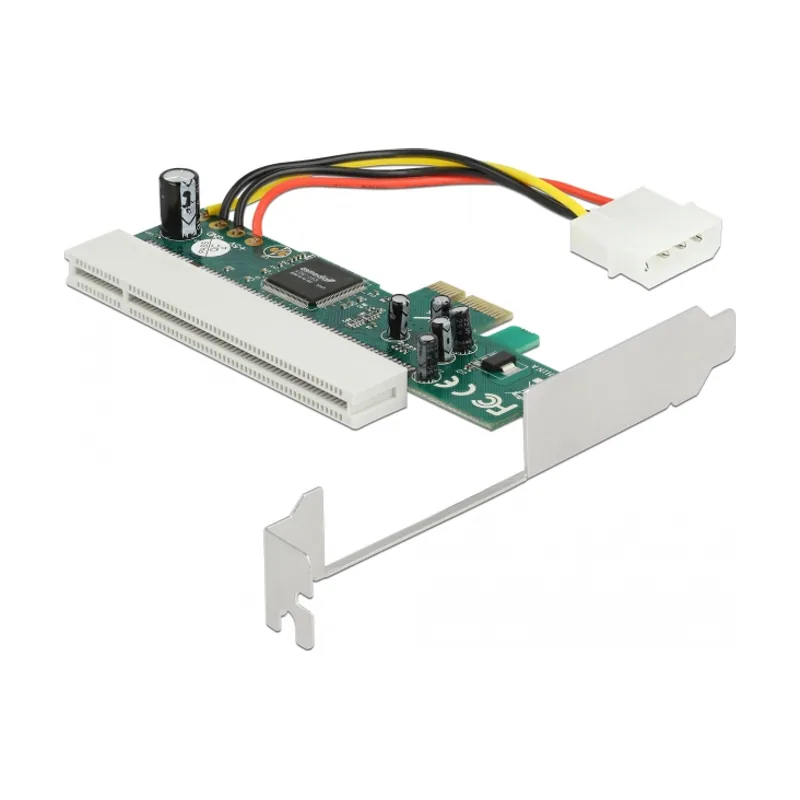 Delock Tarjeta Elevadora PCI Express x1 a 1 x PCI 32 Bit 5 V ranura Asmedia