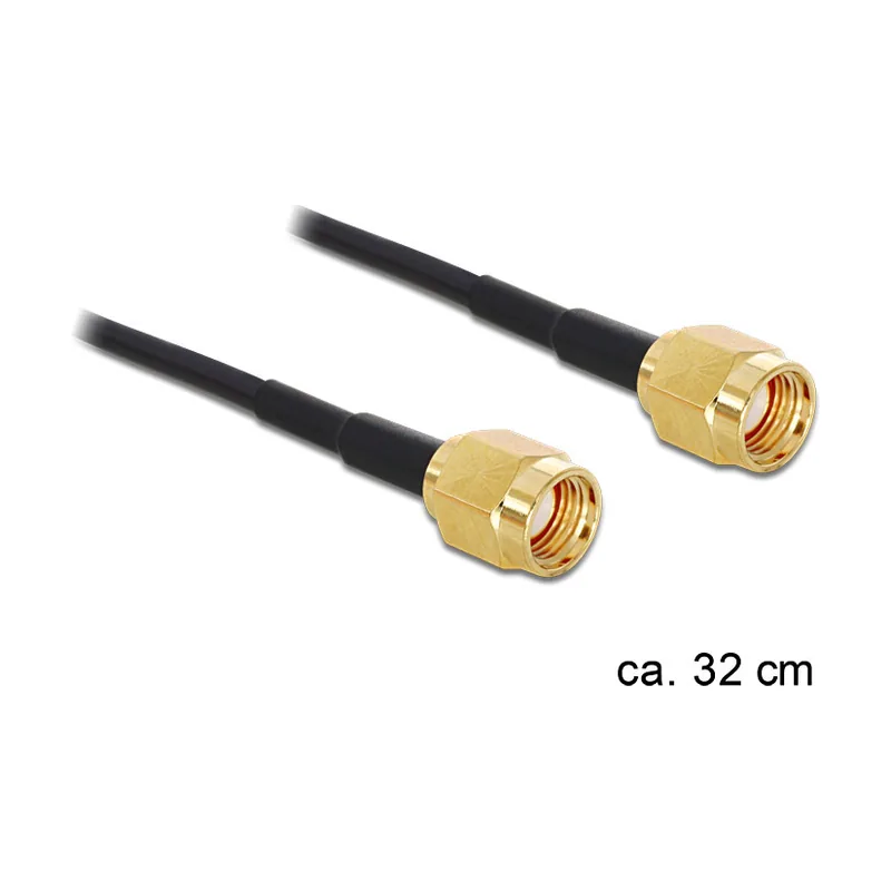 Delock 88475 cable coaxial 0,32 m RP-SMA