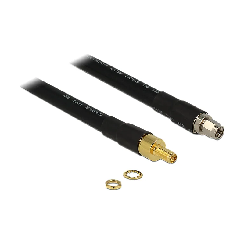 Delock 0.4m RP-SMA/RP-SMA cable coaxial 0,4 m