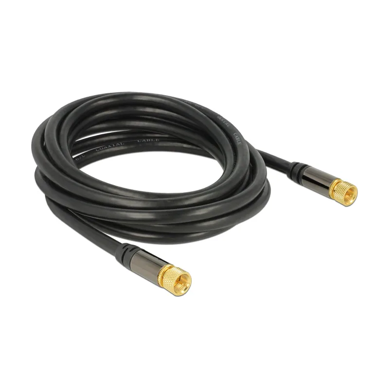 Delock 88920 cable coaxial RG-6/U 3 m F
