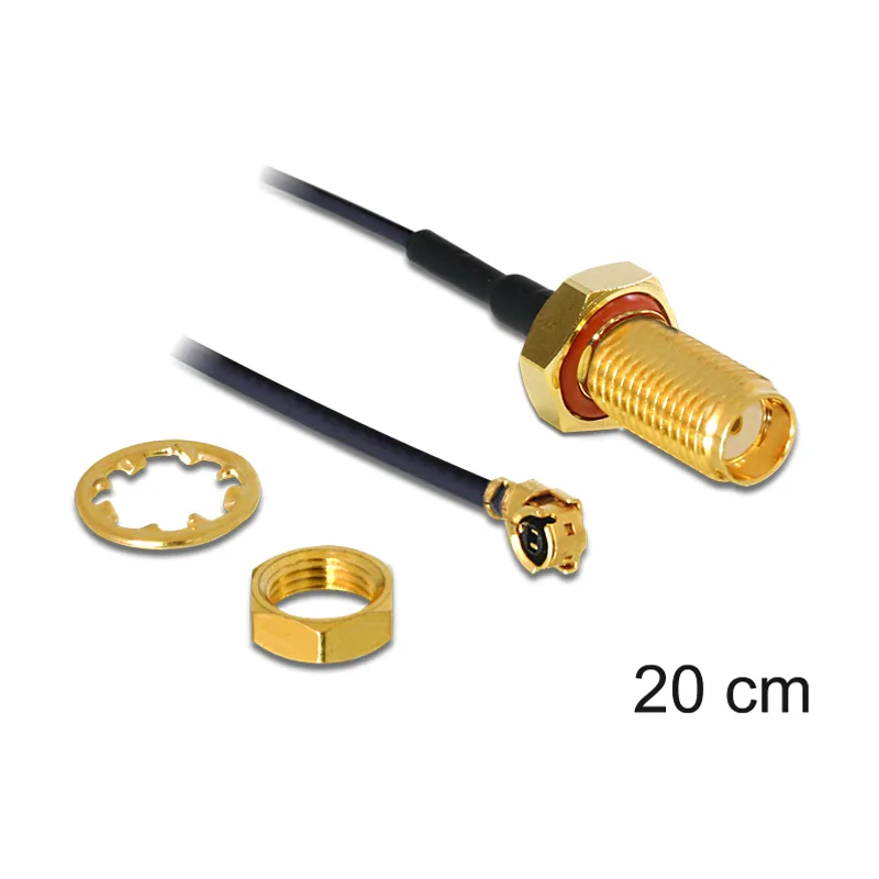 Delock 88747 cable coaxial 0,2 m