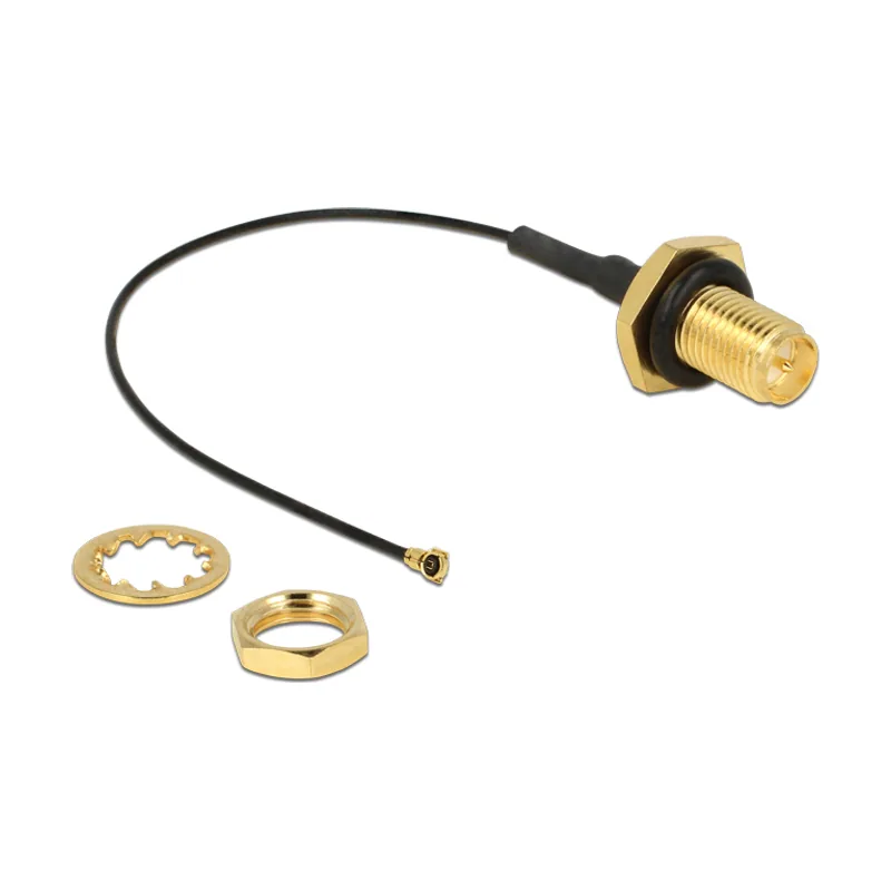 Delock 12464 cable coaxial 0,1 m RP-SMA MHF IV HSC MXHP32