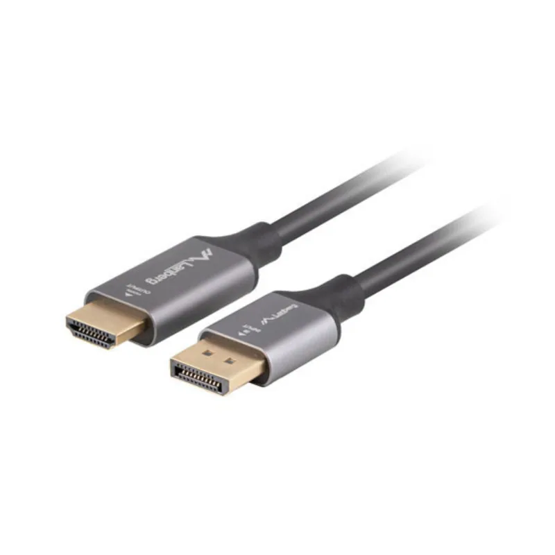 Lanberg CA-DPHD-20CU-0018-BK adaptador de cable de vídeo 1,8 m DisplayPort HDMI tipo A Estándar