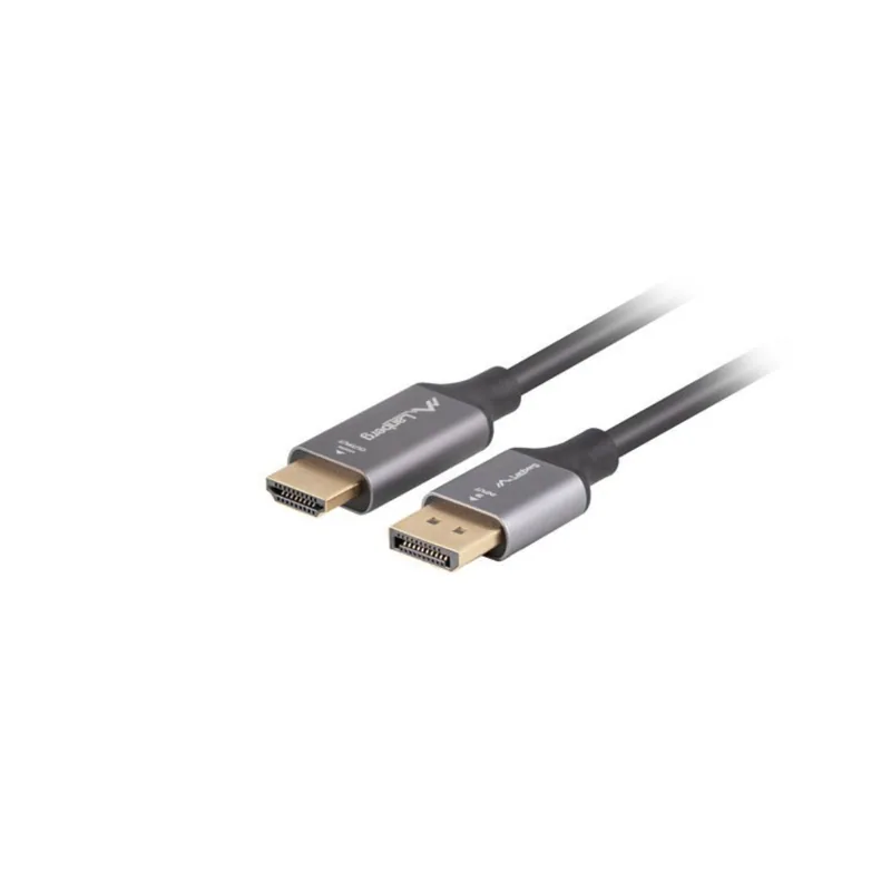 Lanberg CA-DPHD-20CU-0010-BK adaptador de cable de vídeo 1 m DisplayPort HDMI tipo A Estándar