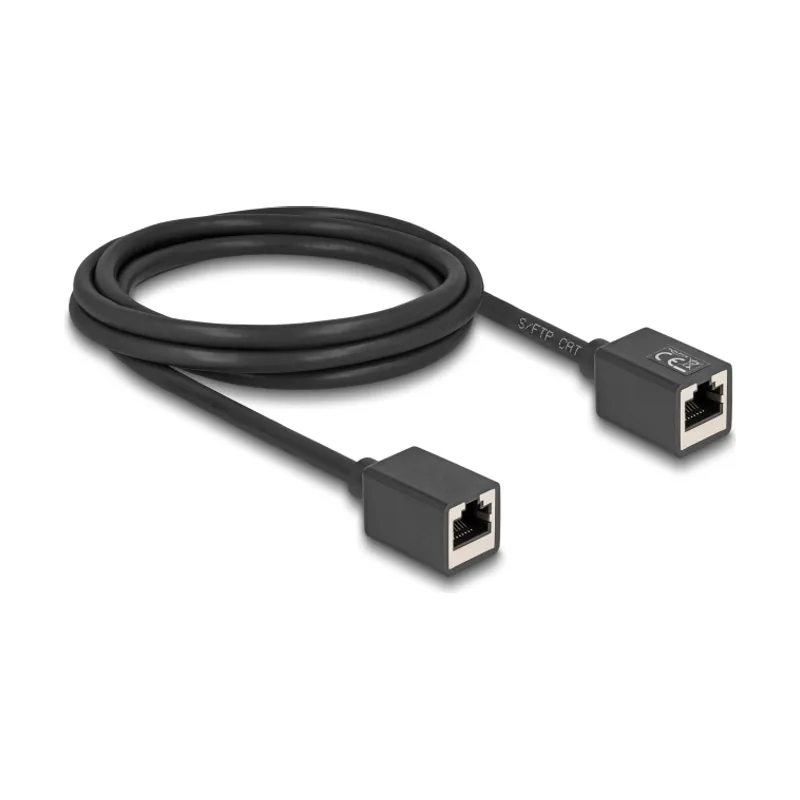 Delock 90331 cable de red Negro 2 m Cat6a S/FTP S-STP