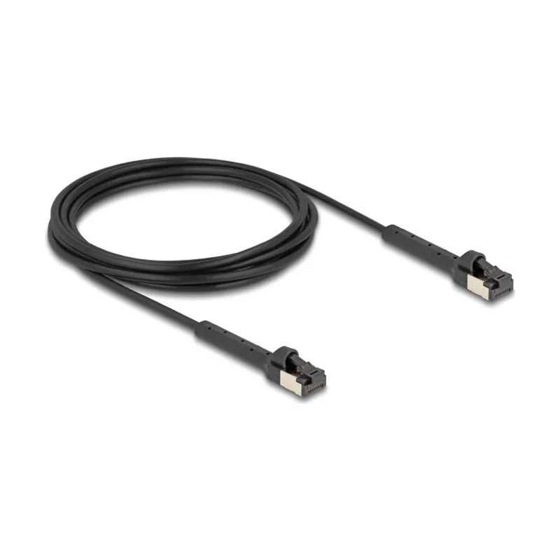 Delock 80942 cable de red Negro 3 m Cat8.1 U/FTP STP