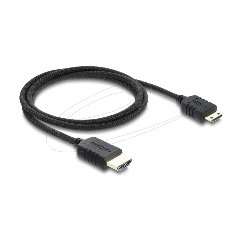 Delock 81687 cable HDMI 1 m HDMI tipo A Estándar HDMI Type C Mini