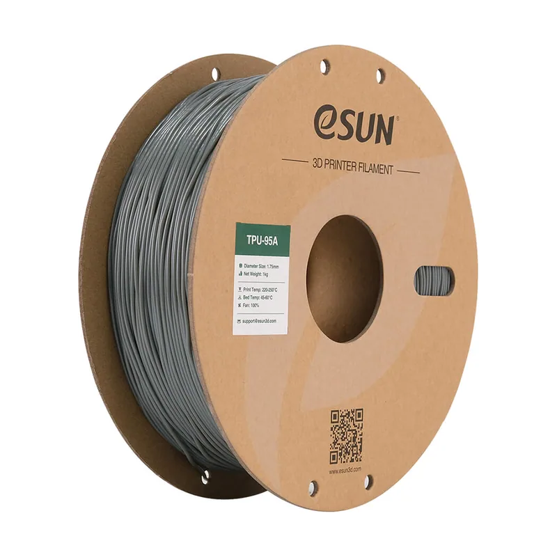 Esun TPU-95A Termoplástico de poliuretano TPU Gris 1 kg