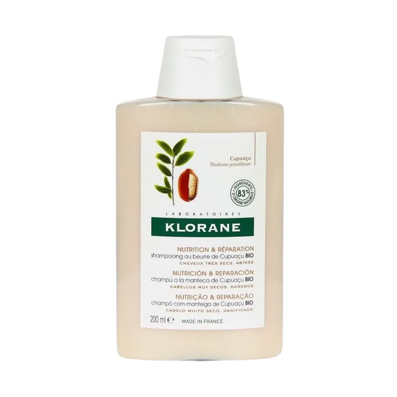 Klorane Nutrición & Reparación Champú A La Manteca De Cupuaçu Bio 200 Ml