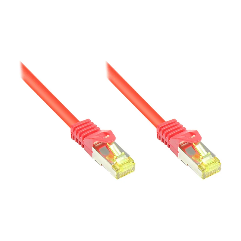 Good Connections Alcasa 8070R-003R cable de red Rojo 0,25 m Cat7 S/FTP S-STP