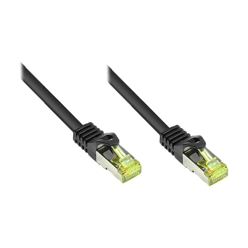 Good Connections Alcasa 0.5m Cat7 S/FTP cable de red Negro 0,5 m S/FTP S-STP