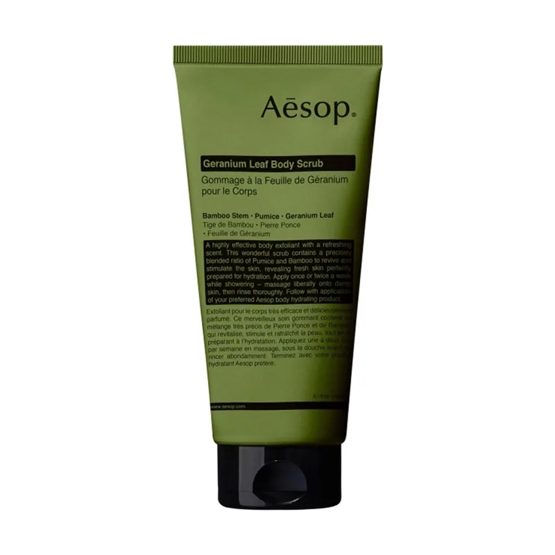 Aesop GERANIUM LEAF body scrub 180 ml