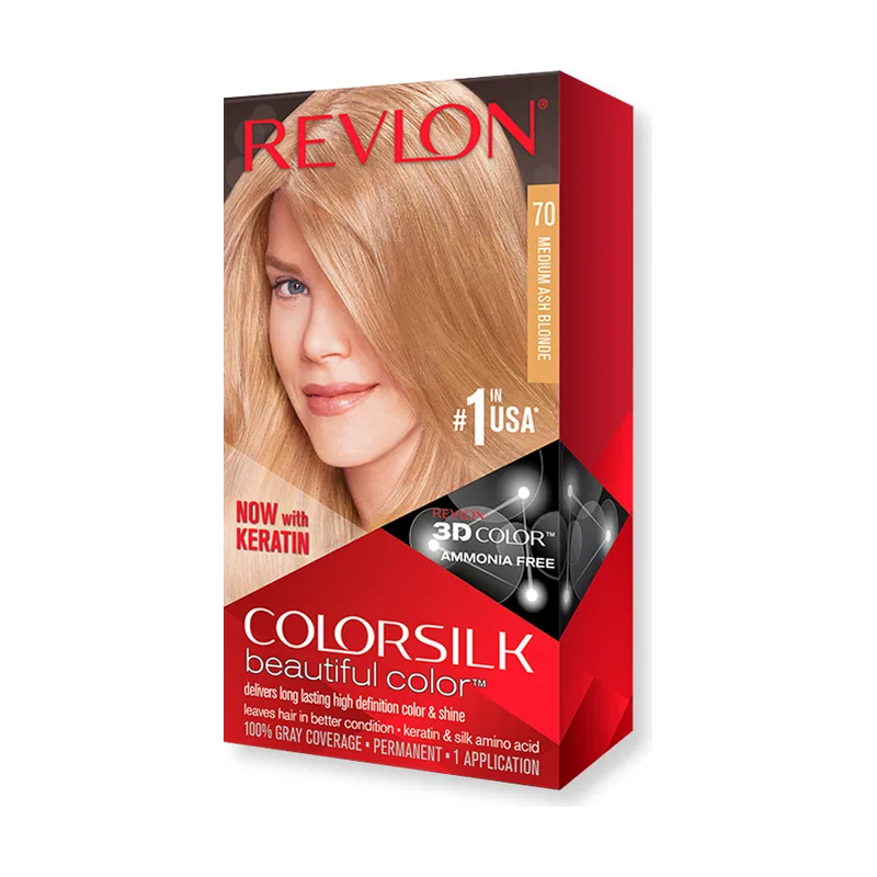 Revlon COLORSILK # 70 MED ASH BLONDE by