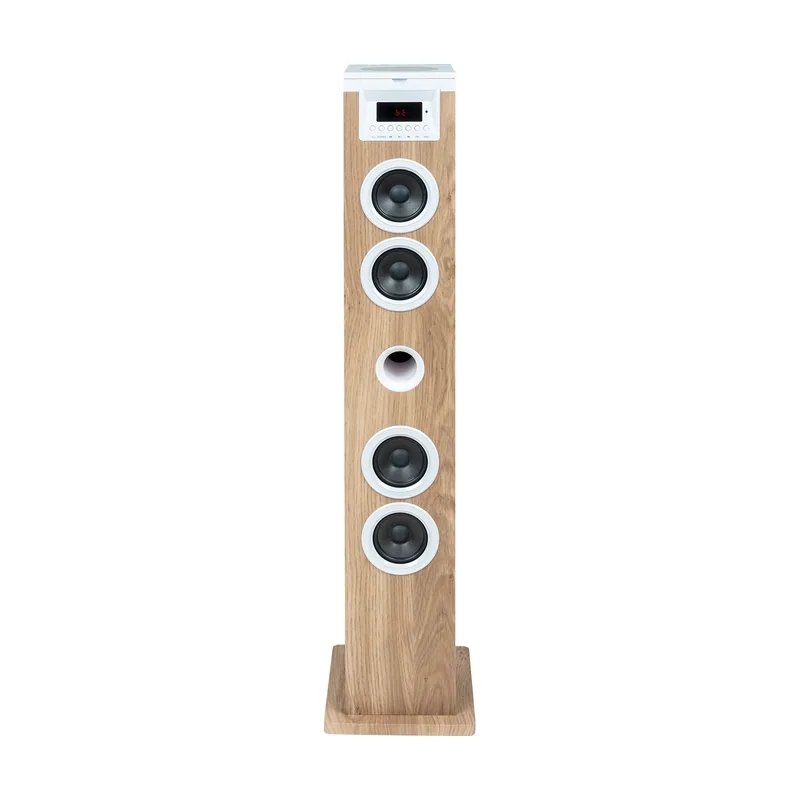 Bluetooth/CD/USB/SD Bianco/Legno