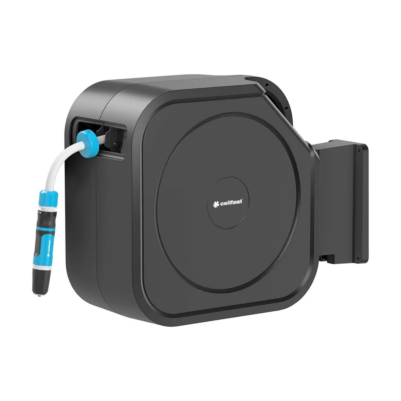Cellfast Carrete automático ERGO™ con manguera de jardín de 30 m