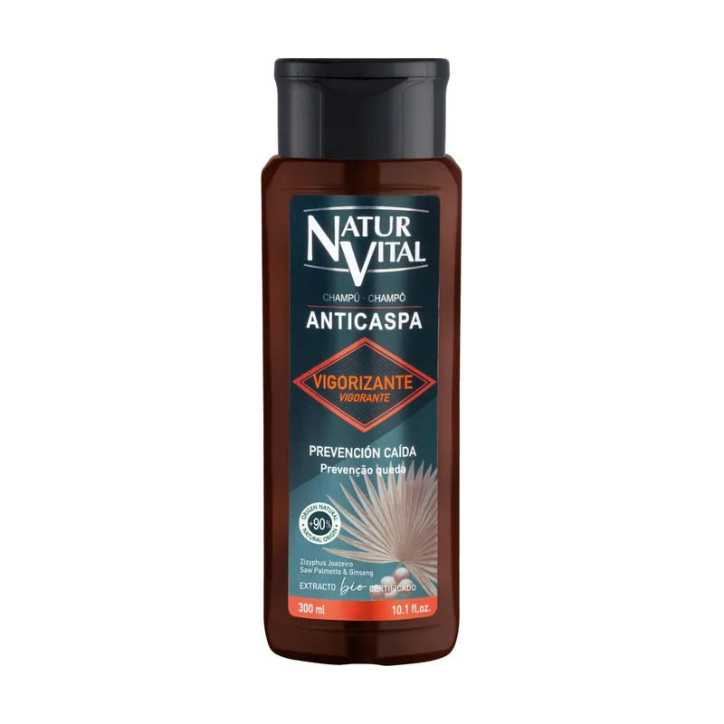 Natur Vital NaturVital Champú Anticaspa Anticaída Vigorizante Saw Palmetto 300 ml