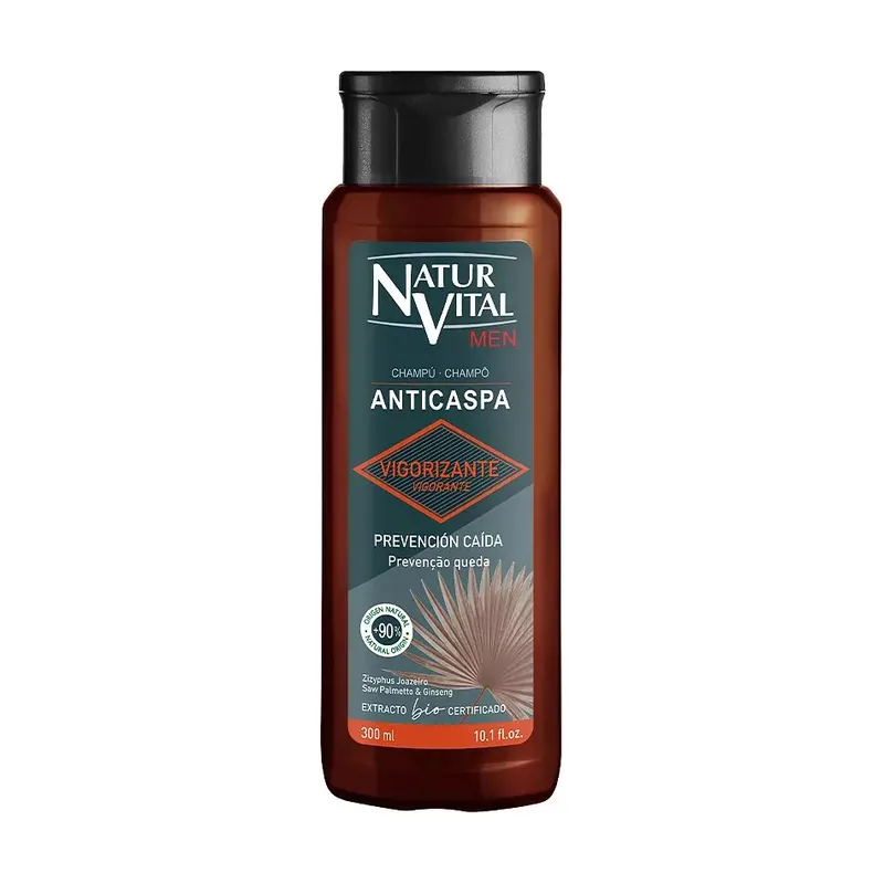 Champú Anticaspa Anticaída Vigorizante Saw Palmetto 300 ml