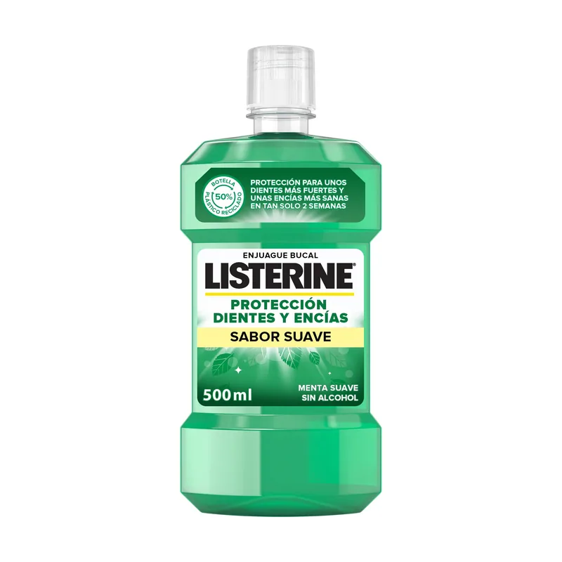 Listerine Cuidado Total Dientes y Encías Enjuague Bucal Sin Alcohol