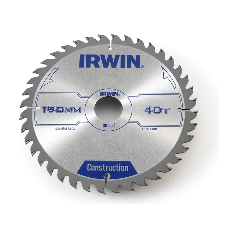 Irwin Disco sierra circular 190mm/40t