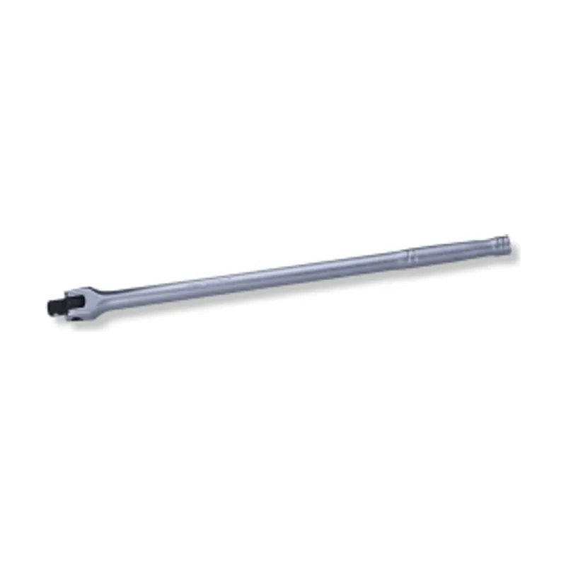 Barra de Extensión Articulada 3/8" 200mm para acceso a espacios reducidos con acabado mate y construcción en acero cromo-vanadio