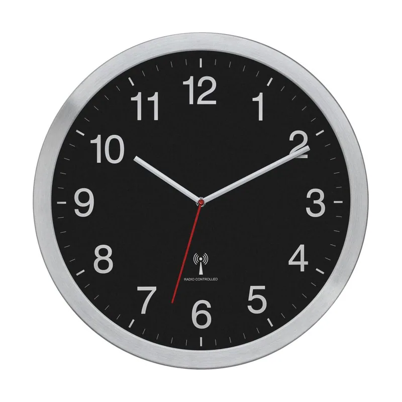 TFA-Dostmann 60.3545.01 reloj de mesa o pared Reloj analógico Alrededor Aluminio