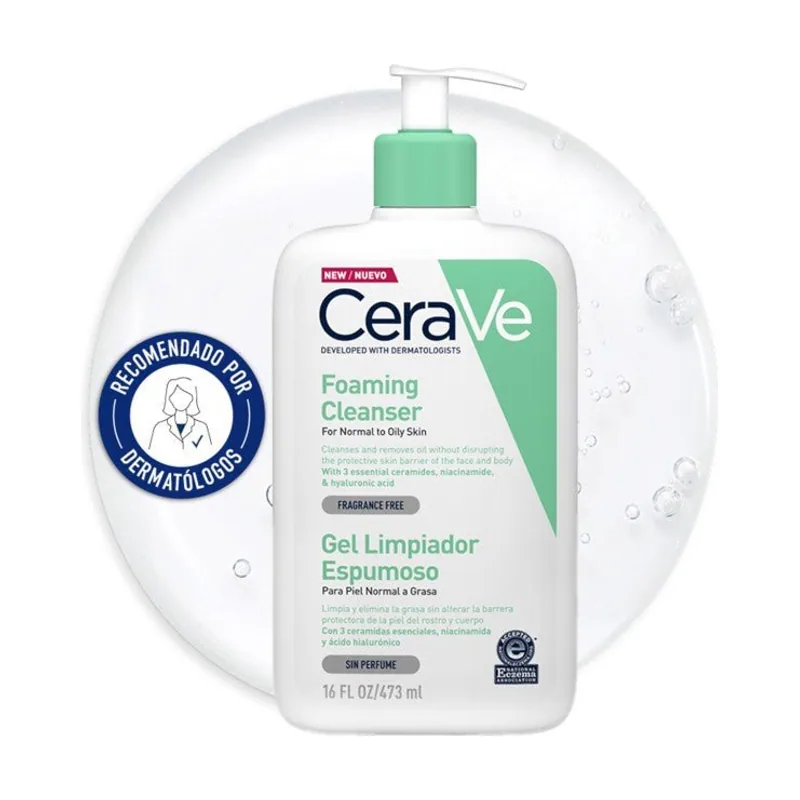 CeraVe Gel Limpiador Espumoso 473 Ml