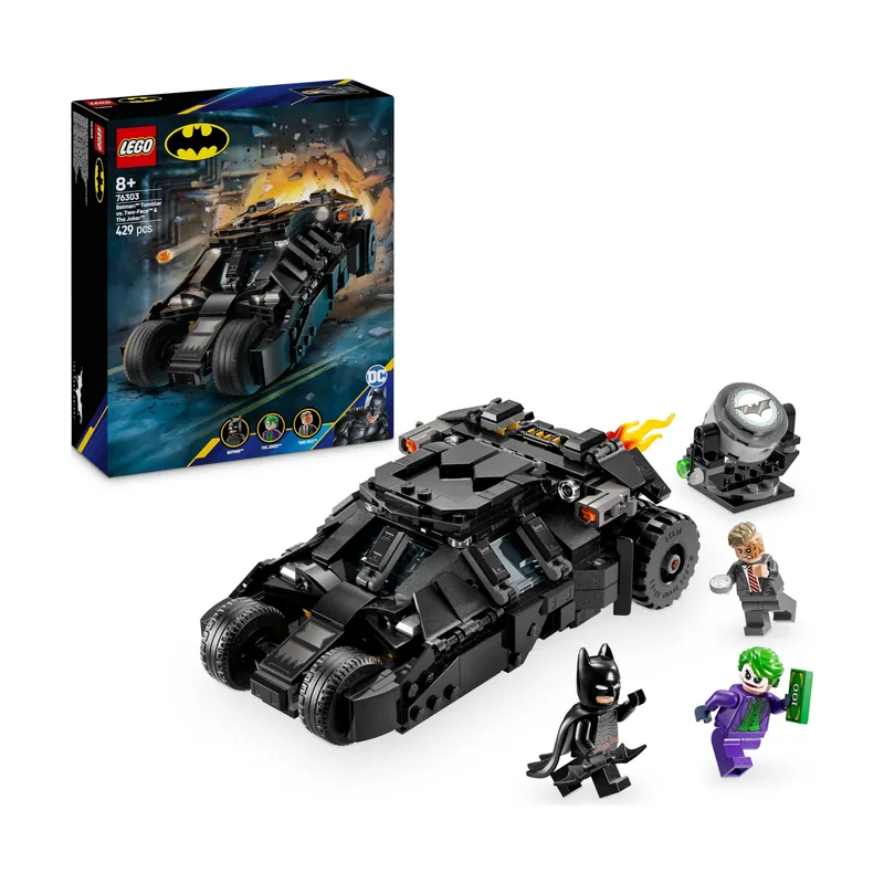 Lego DC Tumbler de Batman vs. Two-Face y The Joker 76303
