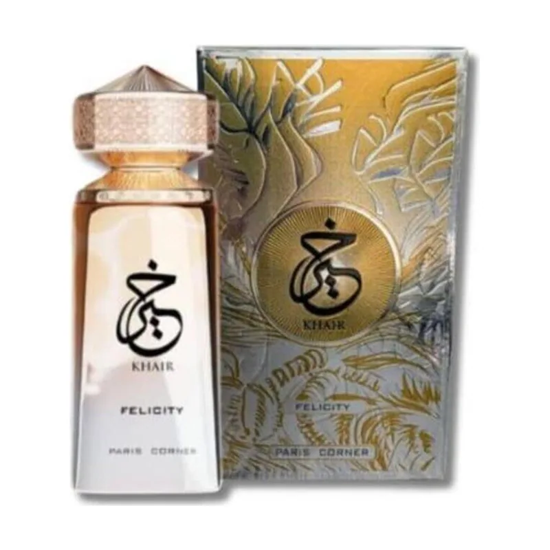 Paris Corner Khair Felicity Eau Parfum para uso profesional para mejorar el rendimiento en cada uso con medida o especificación 100M