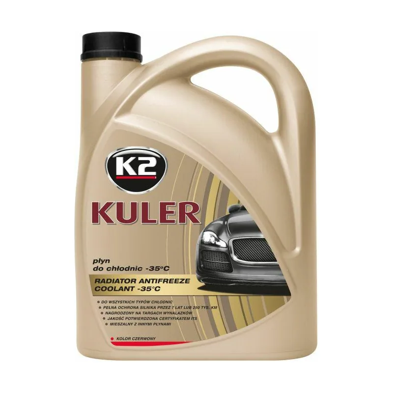 Melle Líquido refrigerante rojo Kuler 35°C 4L