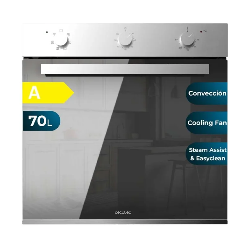 Cecotec Horno Integrable Multifunción 70L Bolero Hexa M236000 Mirror Time.