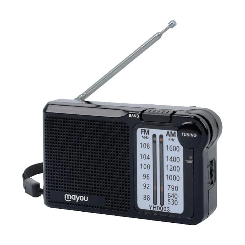 Radio portatil am-fm con antena yh0003