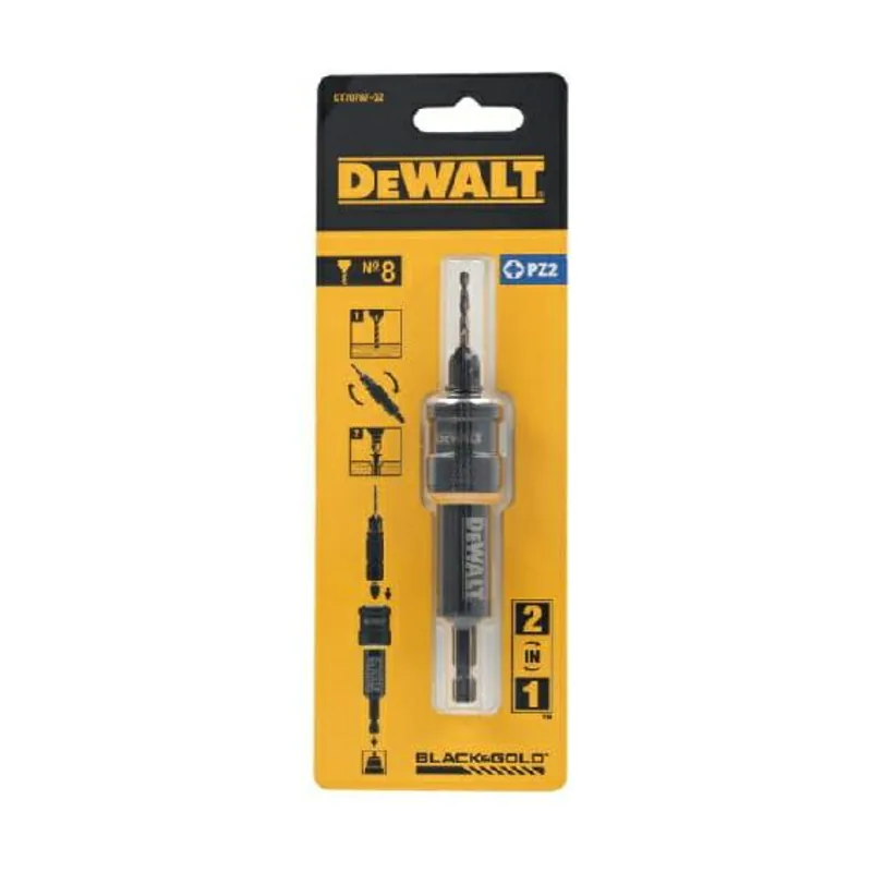 Stanley DeWalt sistema de broca y trabajo 8mm