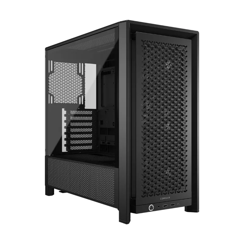 Corsair Carcasa de PC modular de torre media de alto flujo de aire 4000D RS Frame