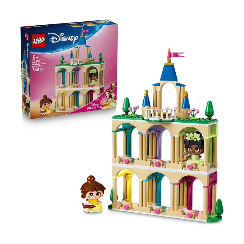 Lego Princesas Disney Mini Bella y Tiana con Castillo de Juguete