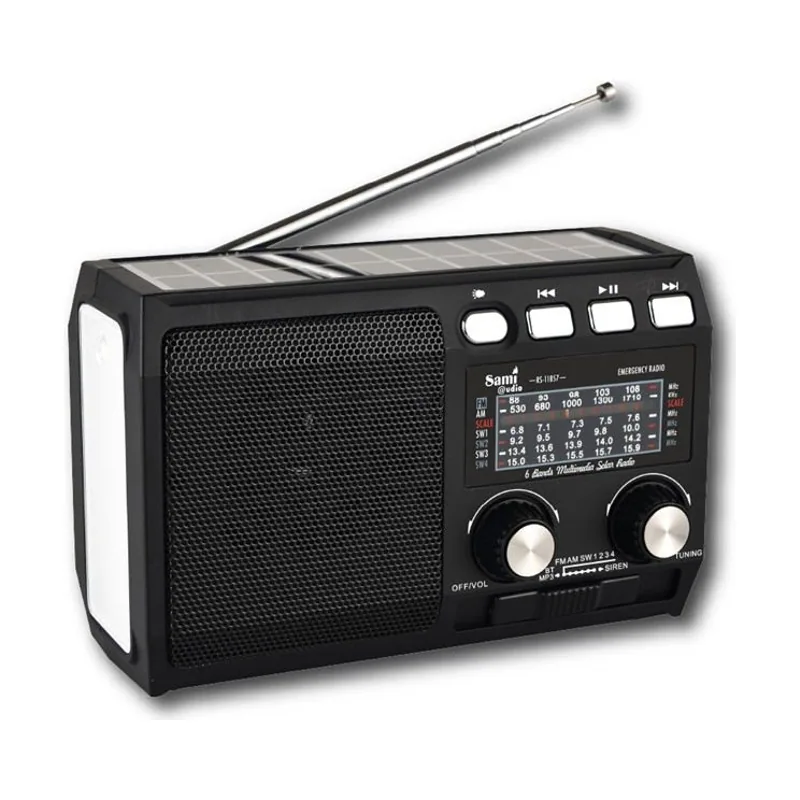 Sami Radio emergencia multimedia 6 bandas bat/sola