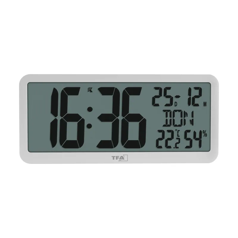 Dostmann Reloj de Pared Digital XL con Clima Interior