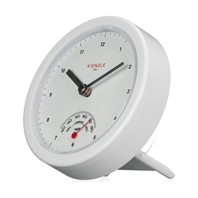 Reloj de baño 14 cm con Cuarzo higrómetro ventosas y Soporte
