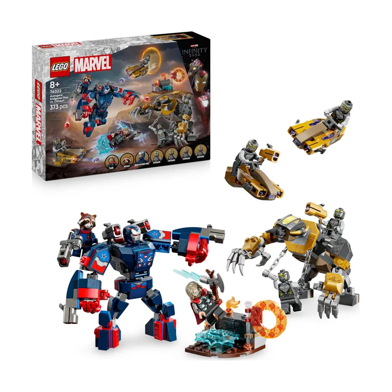 Lego Marvel Thor de Vengadores Endgame vs. Chitauri 76322