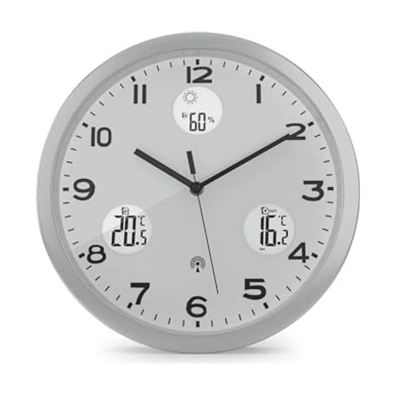 Mebus Reloj de Pared inalámbrico Esfera