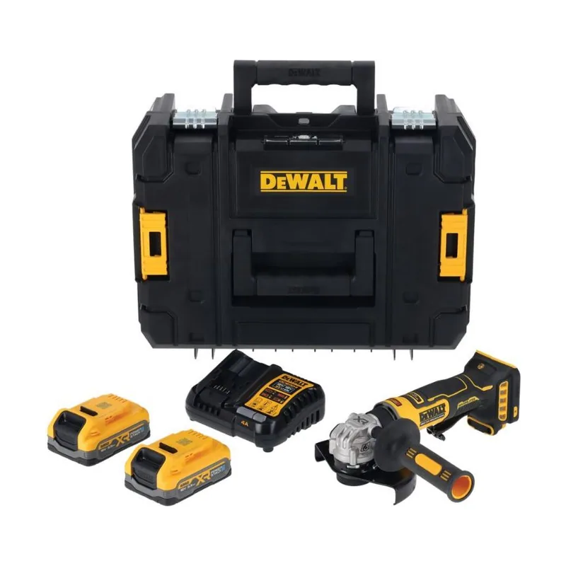 DeWalt szlifierka kątowa 125mm 18v dcg404s2t 2x3,5ah bl
