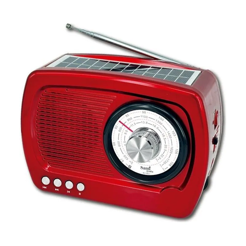 Sami Radio vintage 3bandas corriente/solar/batería