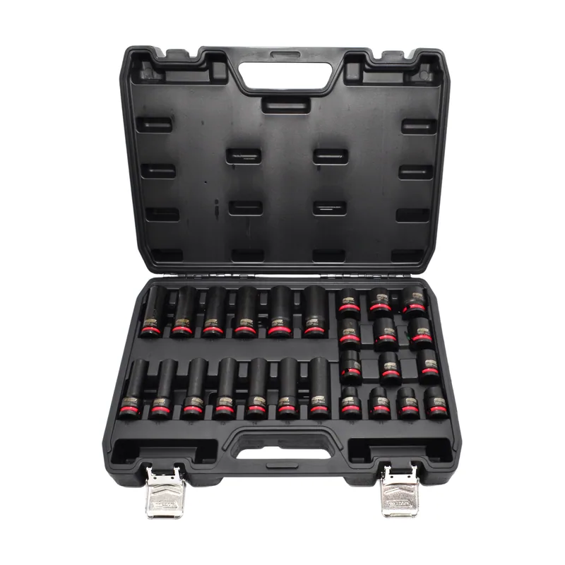 Awtools zestaw nasadek udarowych 1/2" 26cz./10-24mm krótkie i długie