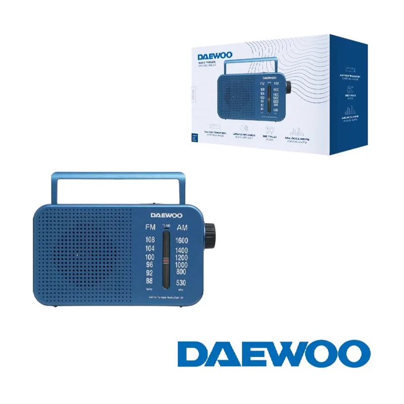 Radio ac/dc c/altavoz ent.jack y asa