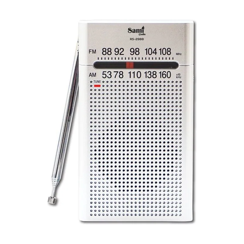 Sami Radio 2 bandas mediana plata hq c/cordón/auric