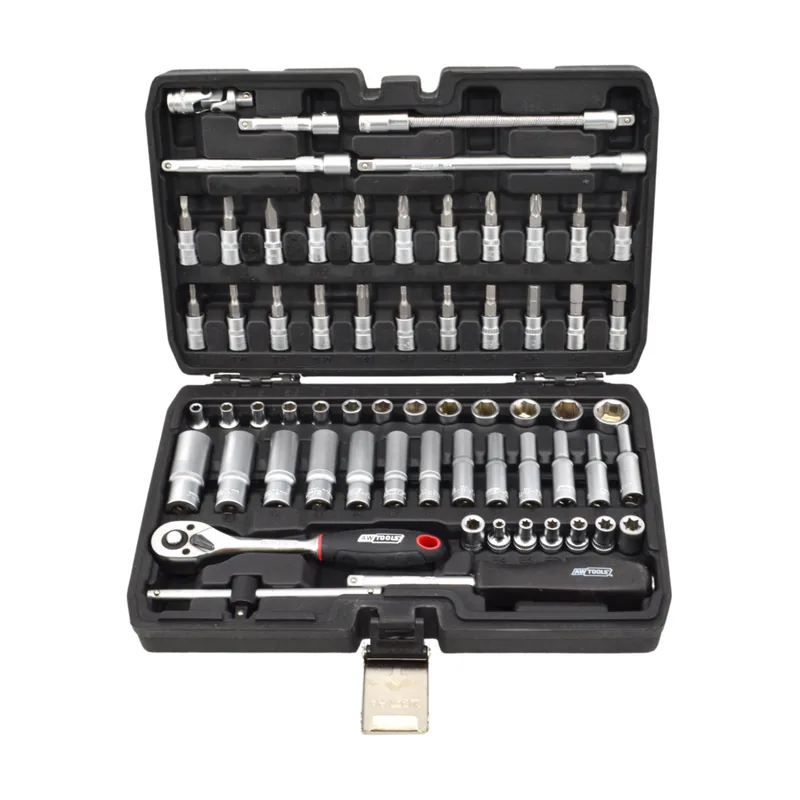 Awtools zestaw kluczy 63el. 1/4"