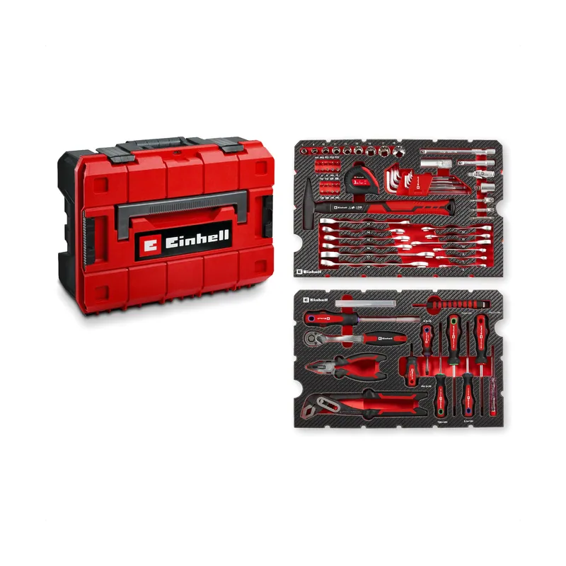 Einhell E-CASE de 80 piezas Juego